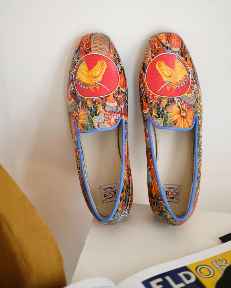 Chaussures - Chaussons en cuir imprimé - RXBSHOES