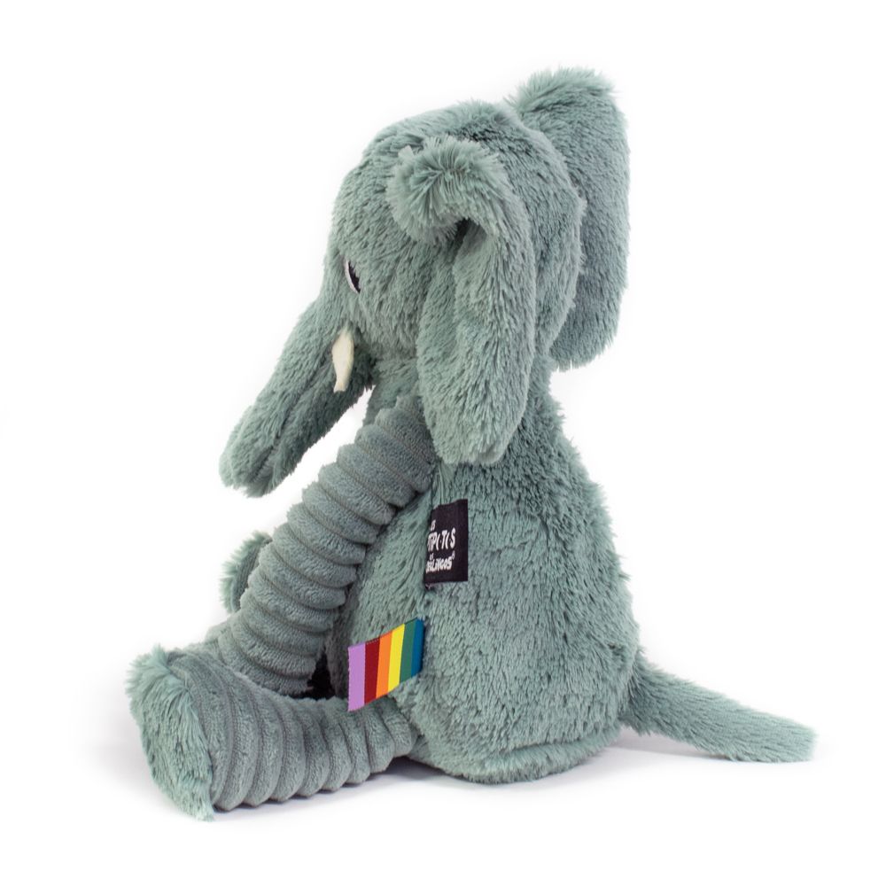 Peluches - Peluche Ptipotos l'éléphant vert - DEGLINGOS