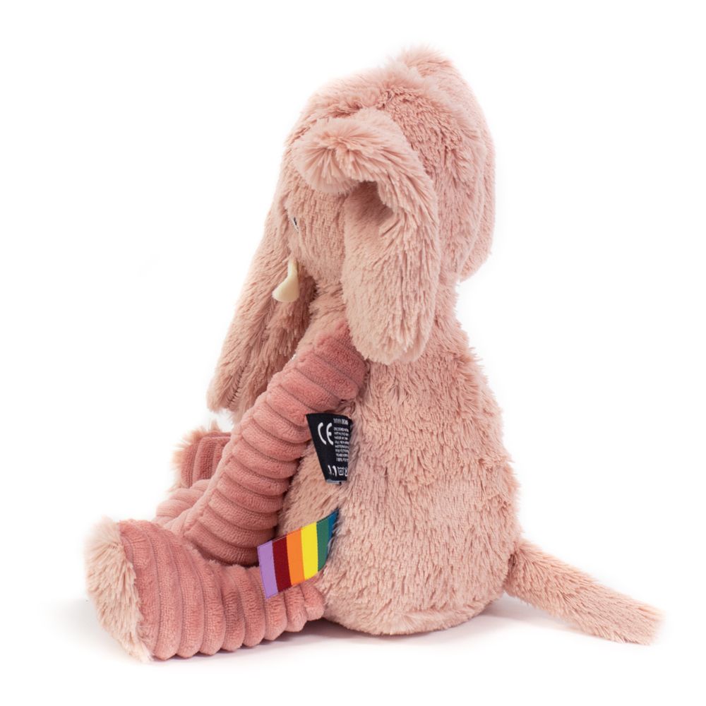 Soft toy - Plush Ptipotos the Pink Elephant - DEGLINGOS