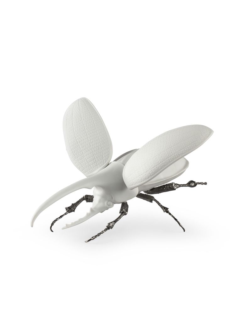 Sculptures, statuettes and miniatures - Awesome Insects Collection - White edition Lladró Handmade Porcelain - LLADRÓ