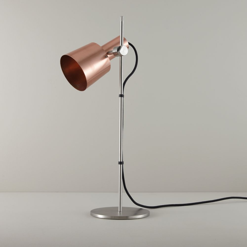 Lampes de table - Lampe de table Chester, Cuivre satiné - ORIGINAL BTC