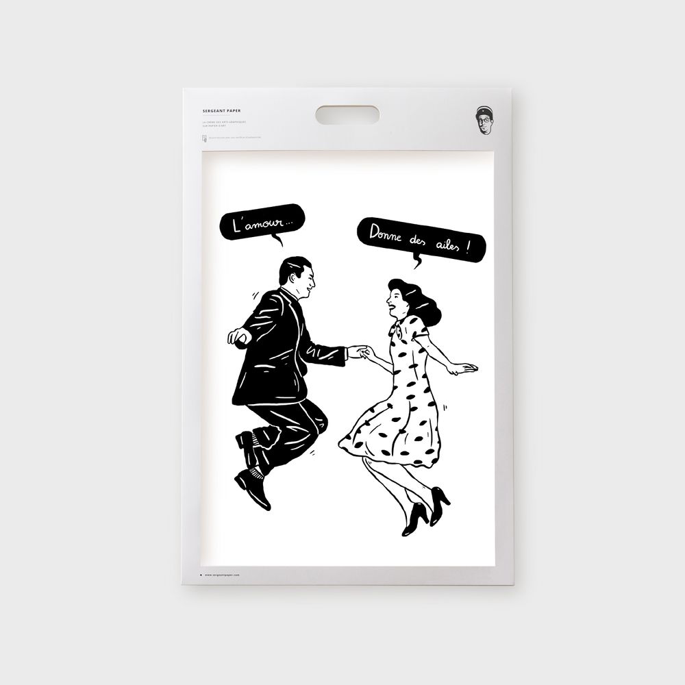 Affiches - Affiches / Illustrations - Noir et blanc - Cloé Bourguignon - SERGEANT PAPER