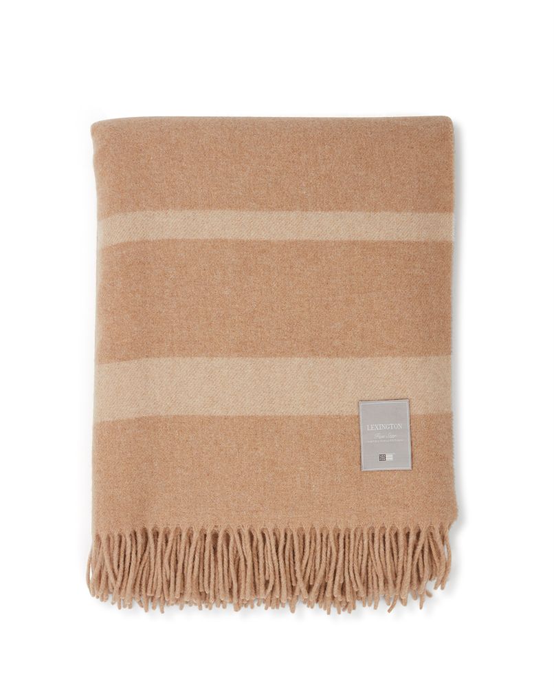 Throw blankets - Hotel Collection Wool Throw - LEXINGTON COMPANY