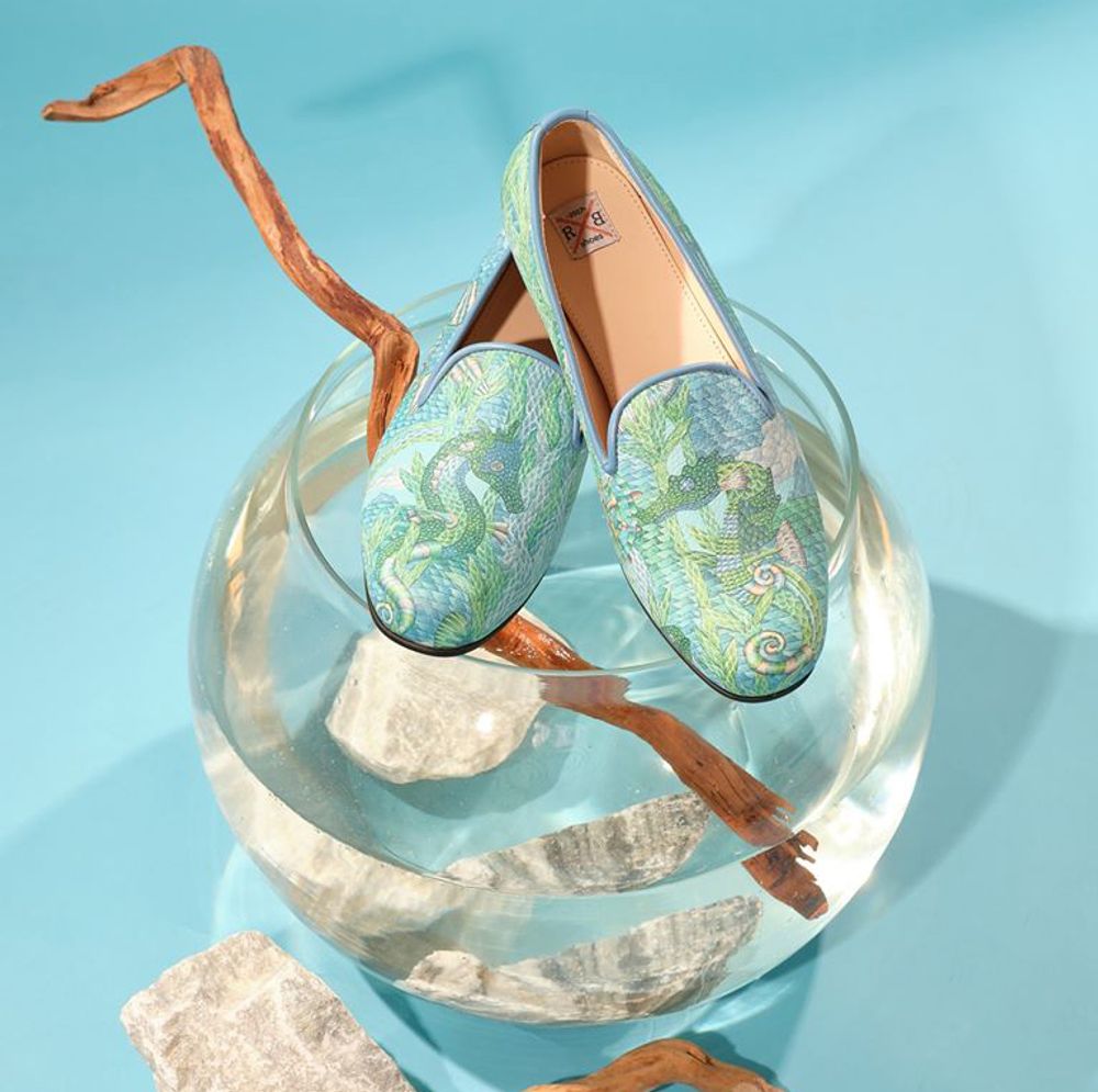 Chaussures - Chaussons en cuir imprimé - RXBSHOES