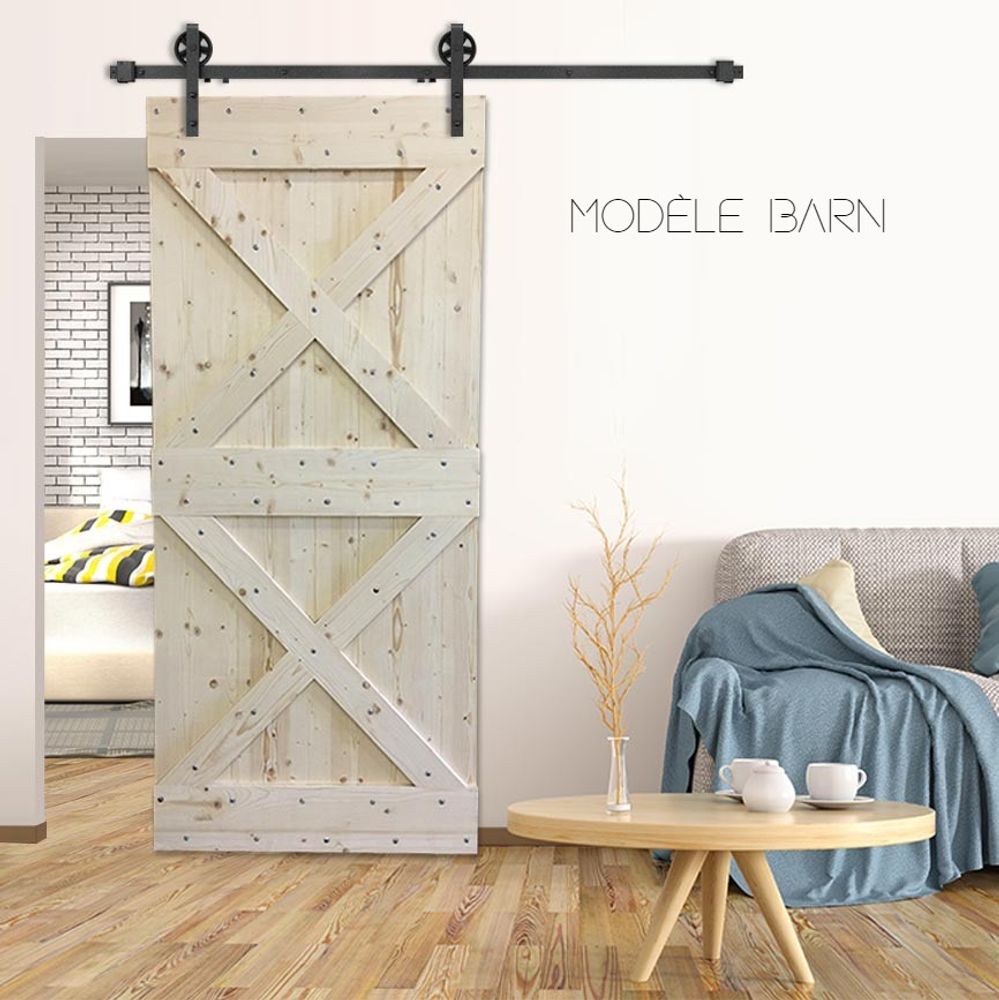 Ensembles muraux - PACK Porte coulissante brute - SESAME OUVRE-TOI