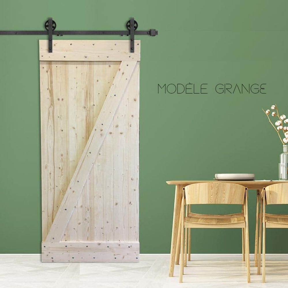 Ensembles muraux - PACK Porte coulissante brute - SESAME OUVRE-TOI