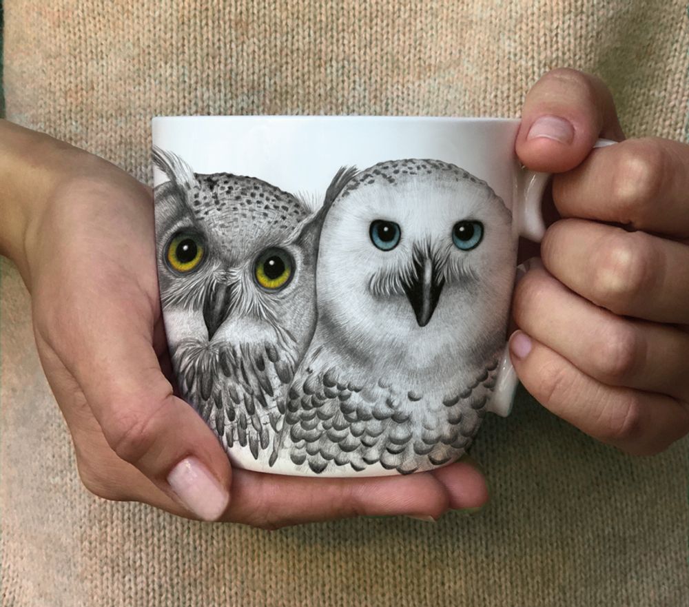 Mugs - Fine bone china mug - CHARLOTTE NICOLIN