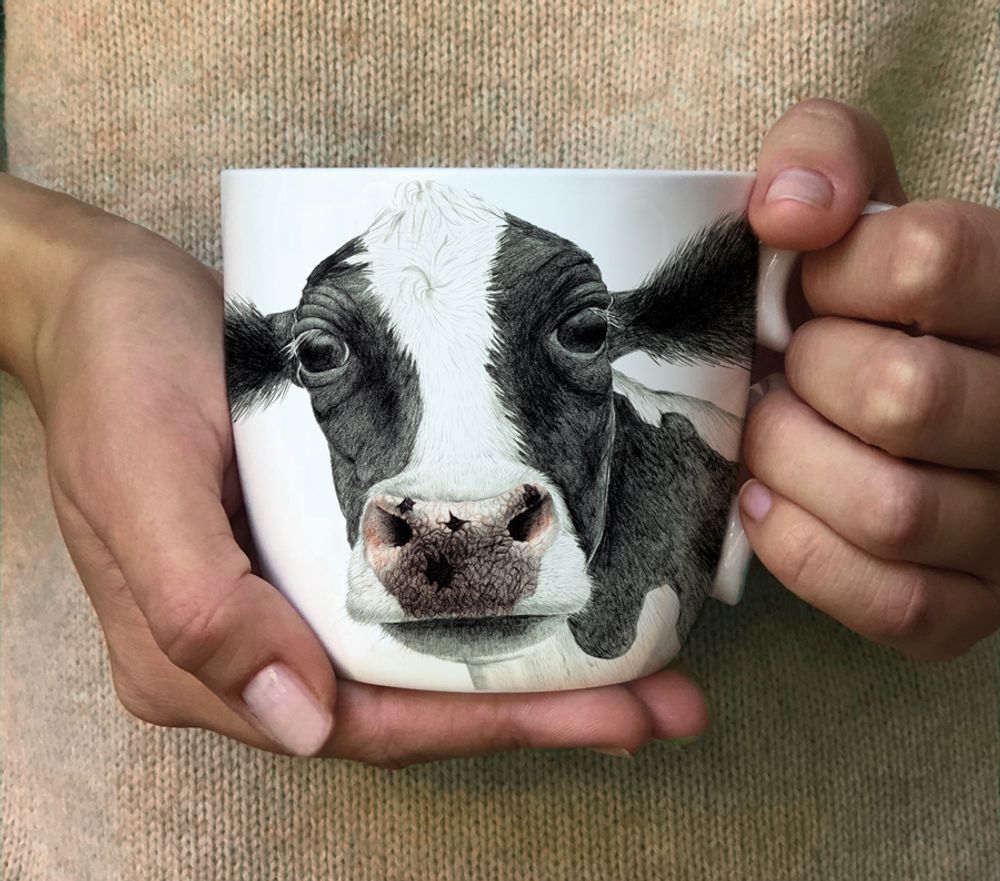 Mugs - Fine bone china mug - CHARLOTTE NICOLIN