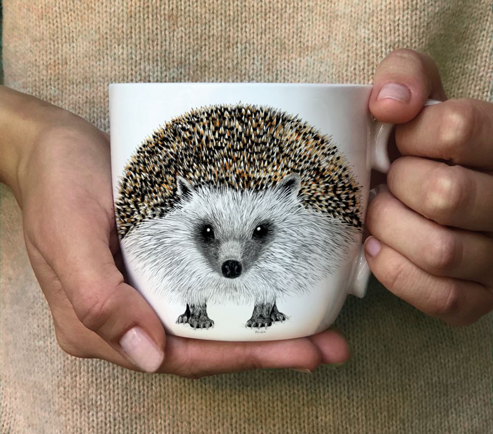 Mugs - Fine bone china mug - CHARLOTTE NICOLIN