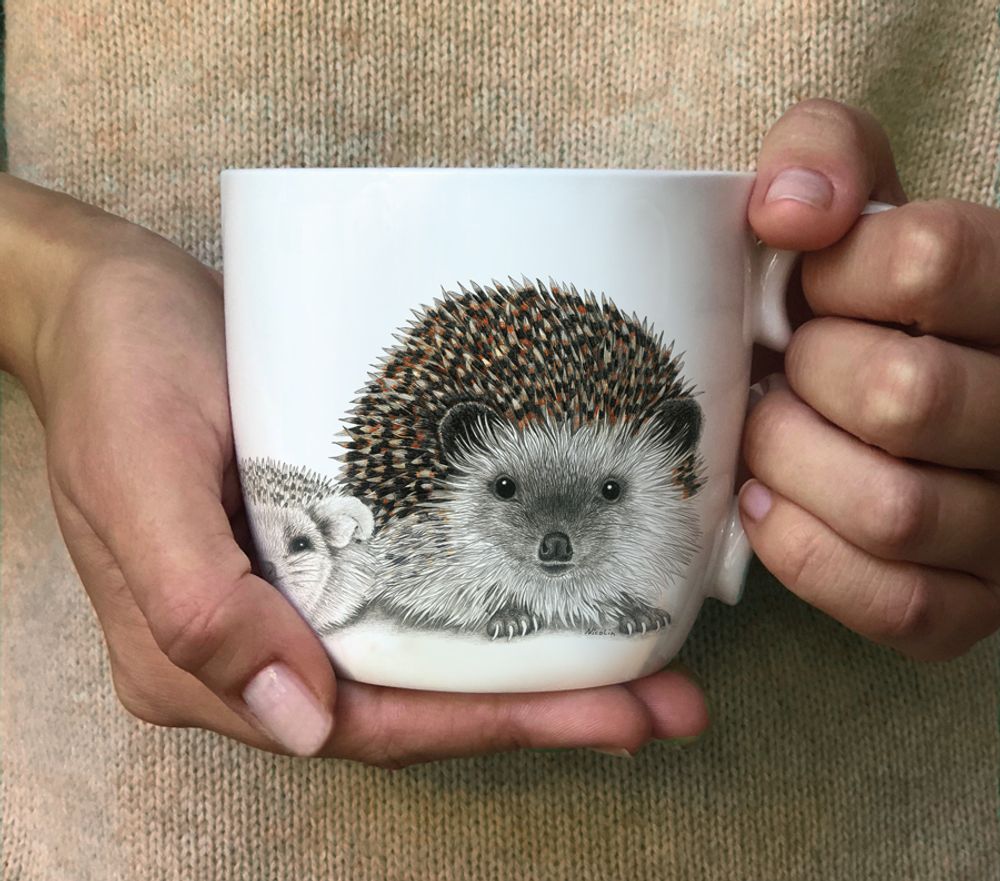 Mugs - Fine bone china mug - CHARLOTTE NICOLIN
