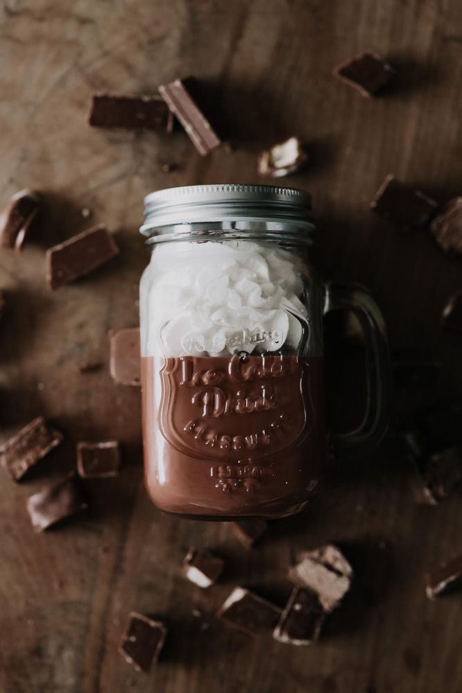 Candles - Hot Chocolate Mason - PROVENCE CHIC