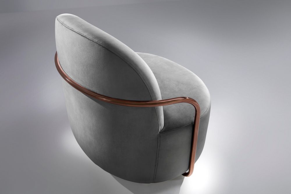 Armchairs - Orion Lounge Chair - SCARLET SPLENDOUR
