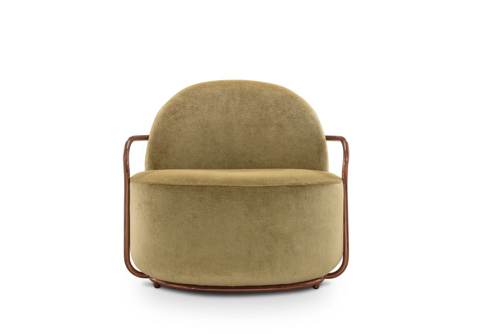 Armchairs - Orion Lounge Chair - SCARLET SPLENDOUR