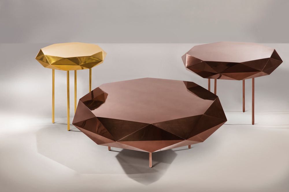 Coffee tables - Stella Coffee Table Medium - SCARLET SPLENDOUR