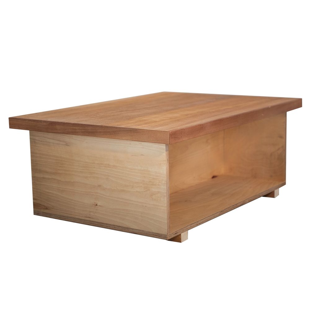 Autres tables  - Table basse plateau cerise Fisherman B - LIVING MEDITERANEO