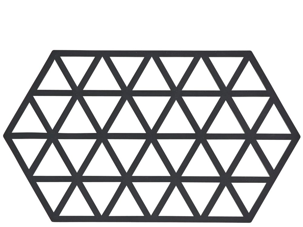 Maniques - Dessous de plat noir Trian L24 - ZONE DENMARK