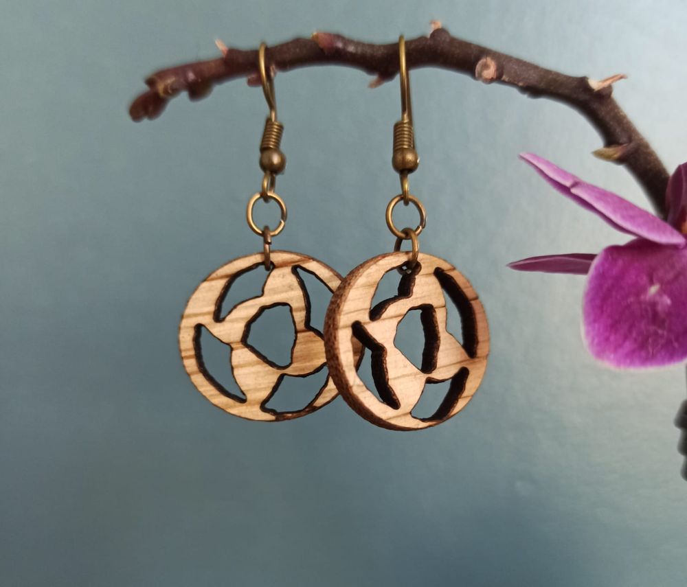 Jewelry - Earrings made of Palm trees leaves - ARECABIO