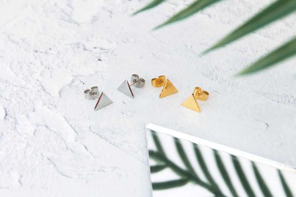 Bijoux - KUKU Boucles d'oreilles Triangle - KUKU