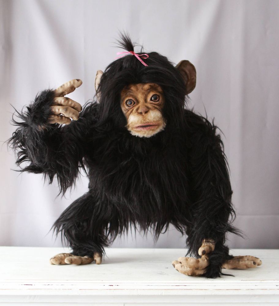 Customizable objects - Cute realistic monkey sculpture - KATERINA MAKOGON