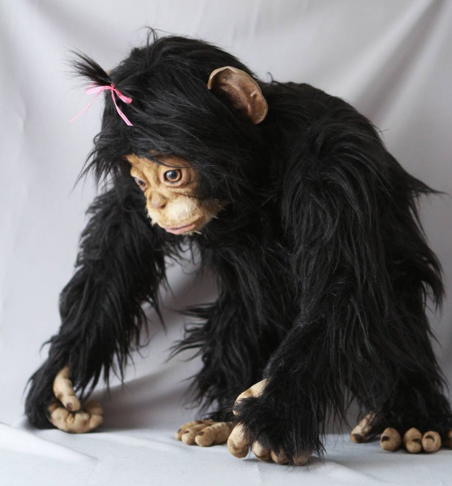 Customizable objects - Cute realistic monkey sculpture - KATERINA MAKOGON