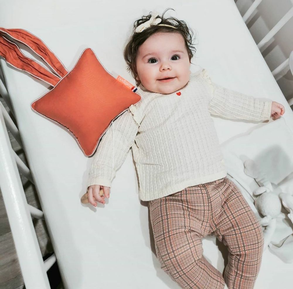 Accessoires pour puériculture - MINIBAM COUSSIN BIO MARVIN - I just called to say I love you - MELLIPOU