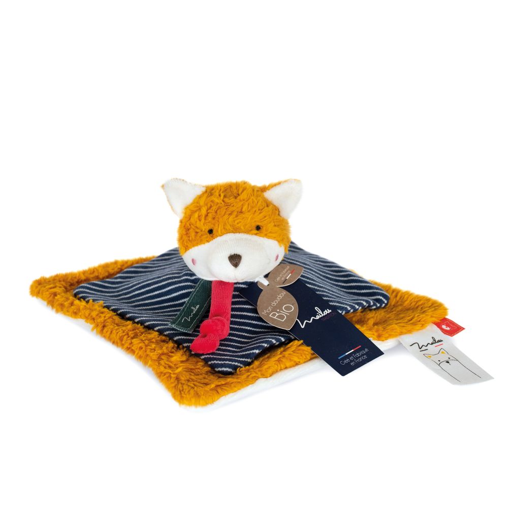 Toys - ORGANIC COTTON/Fox Doudou GM - MAILOU TRADITION - DOUDOU ET COMPAGNIE