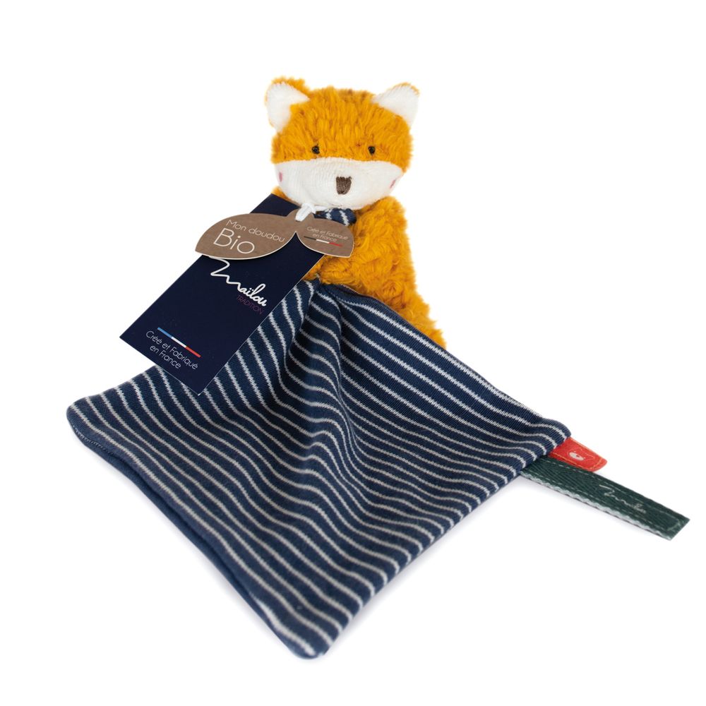 Toys - ORGANIC COTTON/Fox Doudou GM - MAILOU TRADITION - DOUDOU ET COMPAGNIE