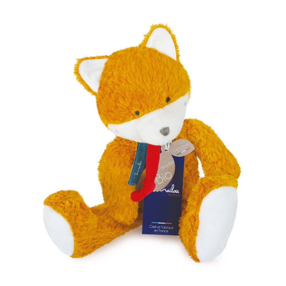 Toys - ORGANIC COTTON/Fox Doudou GM - MAILOU TRADITION - DOUDOU ET COMPAGNIE