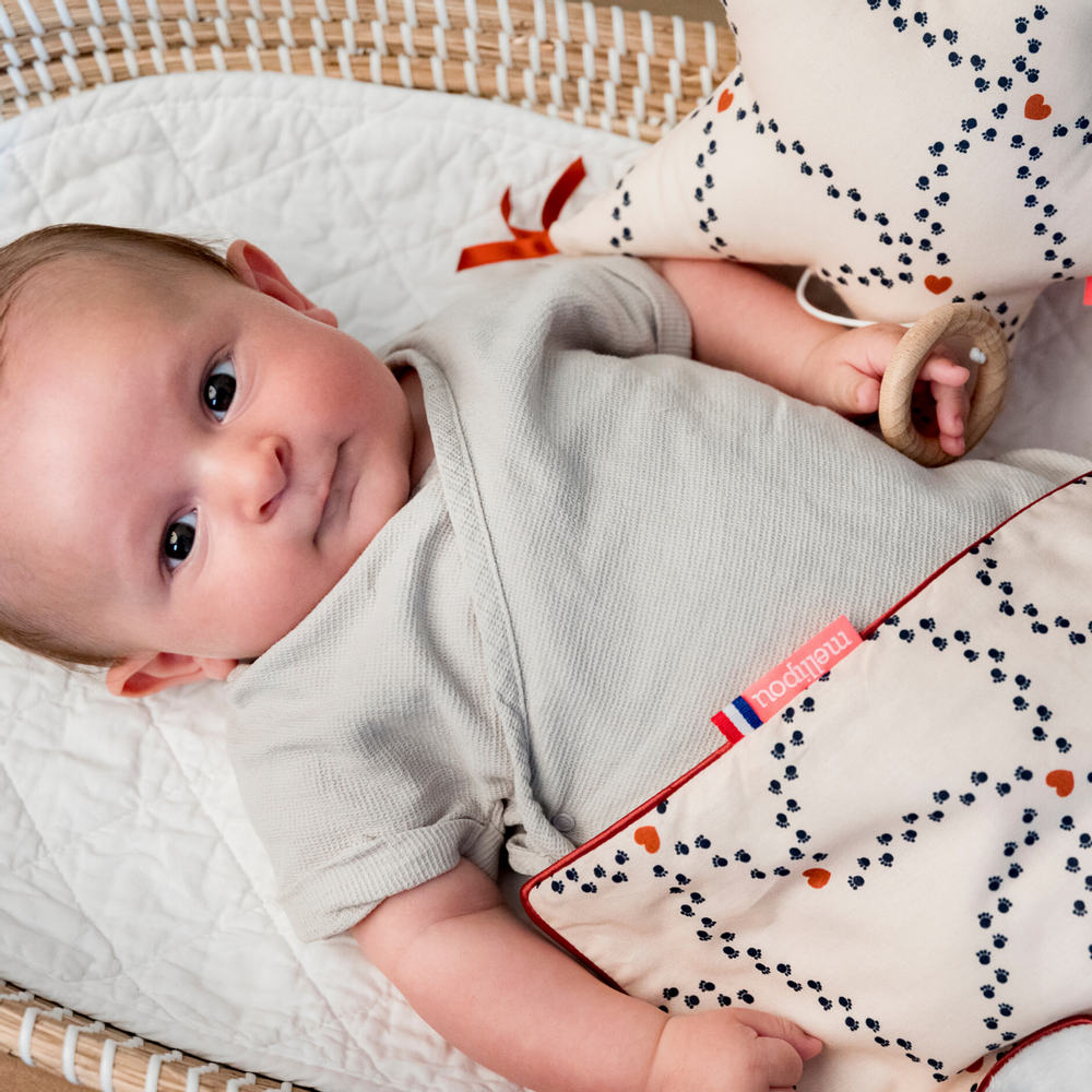 Childcare  accessories - MARTIN FLEECE BLANKET - MELLIPOU