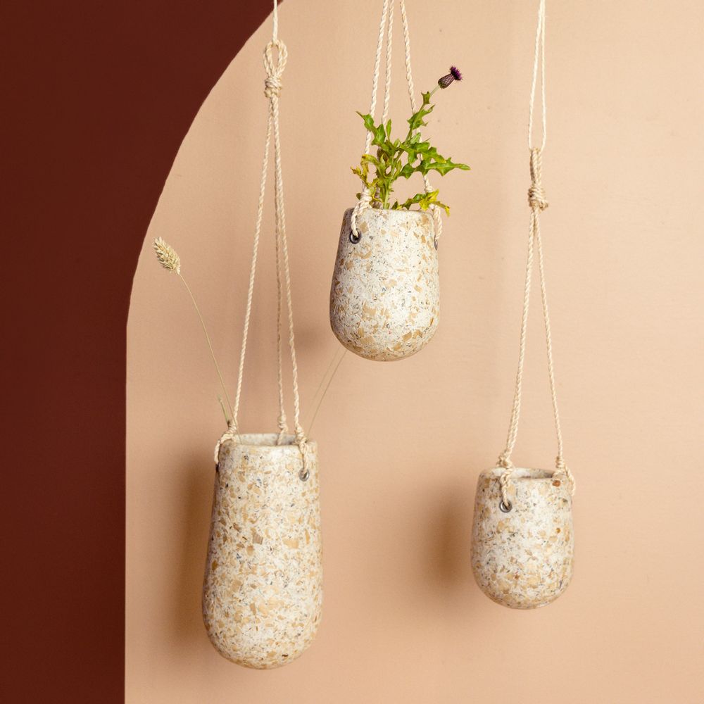 Vases - Wood pulp vases, hanging planters and flowerpots - KINTA