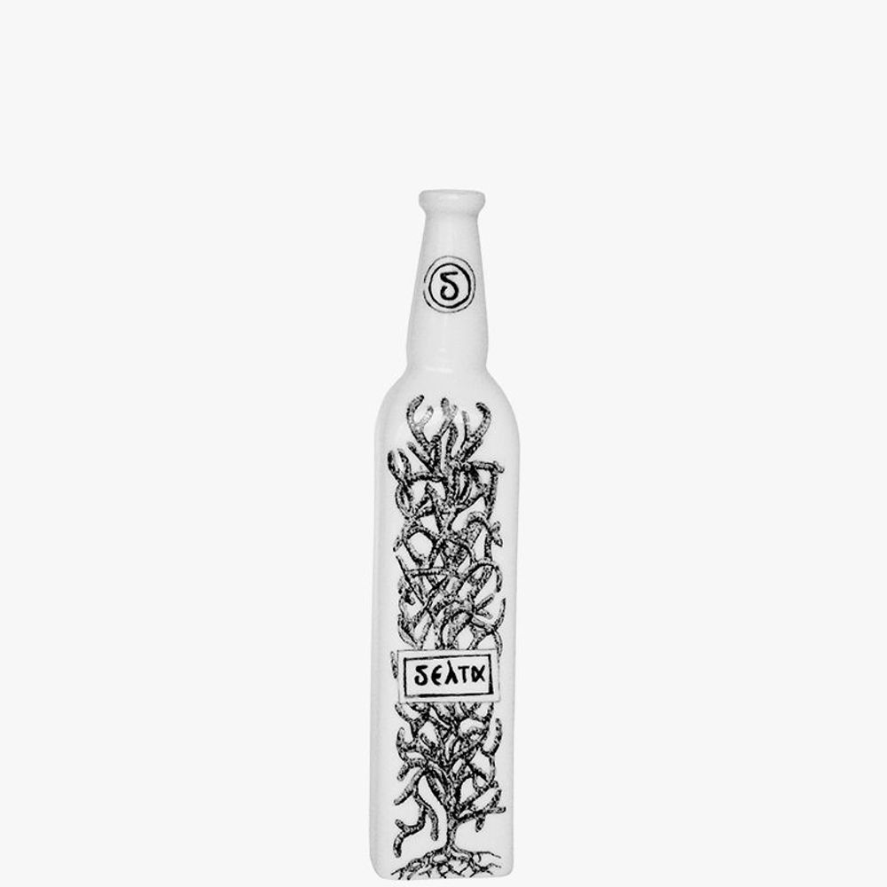 Céramique - BOUTEILLE DÉCORATIVE EN PORCELAINE - DELTA - PORCELAINE DU LOT VIREBENT