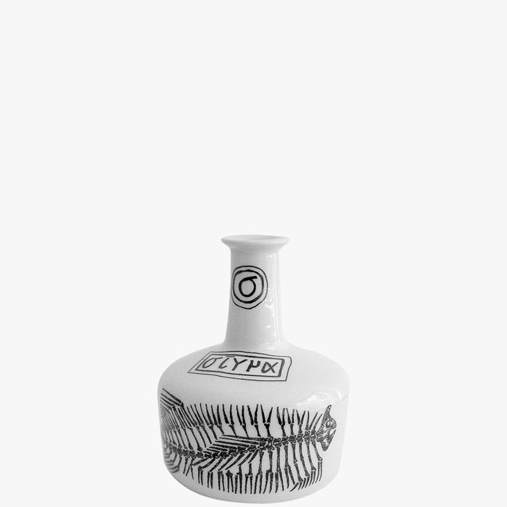 Céramique - BOUTEILLE DÉCORATIVE EN PORCELAINE - RHÔ - PORCELAINE DU LOT VIREBENT