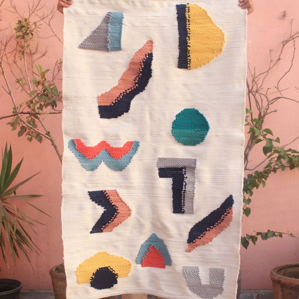 Other wall decoration - HIEROGLYPH Rug SOLEIL rug: MOM SUSTAINABLE EDITION, SLOW DESIGN - TAKECAIRE