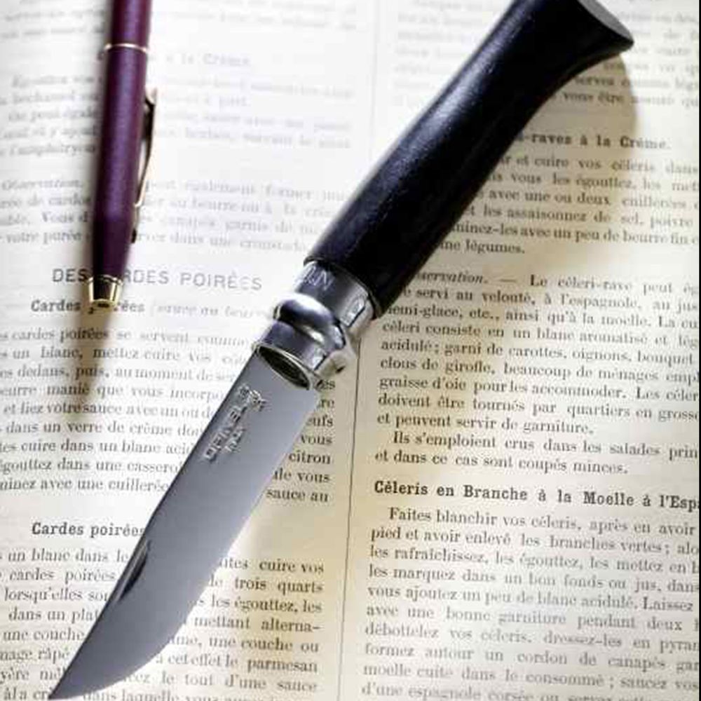 Couverts & ustensiles de cuisine - Couteau N°08 Ebène - OPINEL