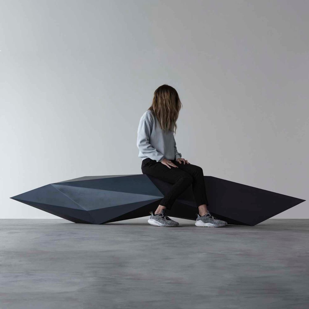 Lawn chairs - SHARD Bench sculpture - APICAL REFORM