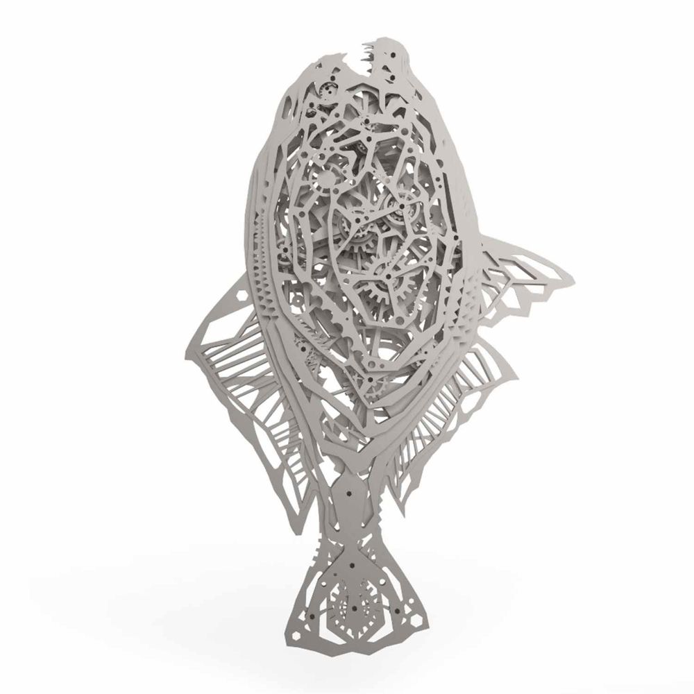 Sculptures, statuettes et miniatures - Sculpture PIRANHA - APICAL REFORM