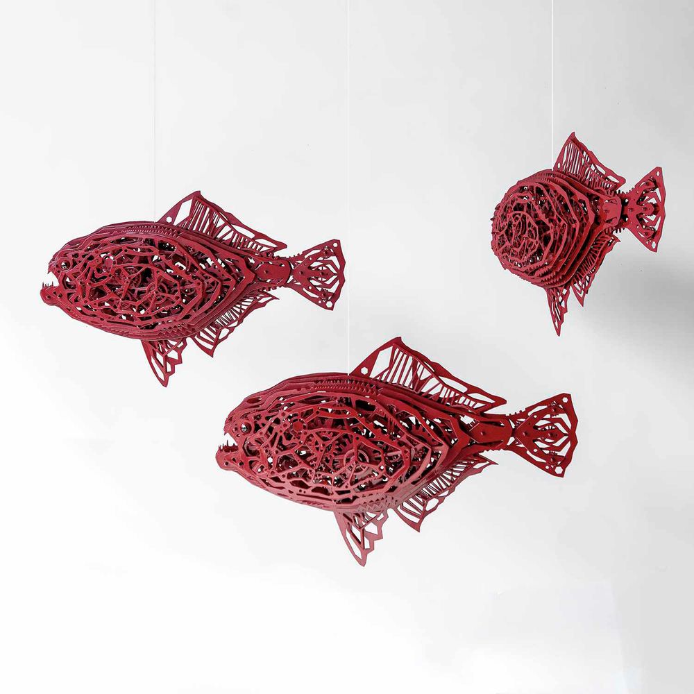Sculptures, statuettes et miniatures - Sculpture PIRANHA - APICAL REFORM