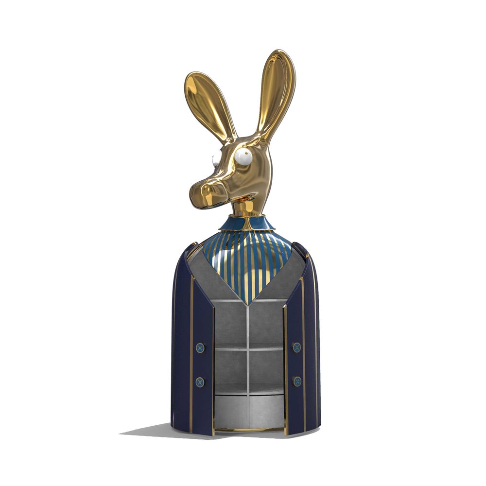 Chests of drawers - Signor Ciuco Blu Cabinet - SCARLET SPLENDOUR