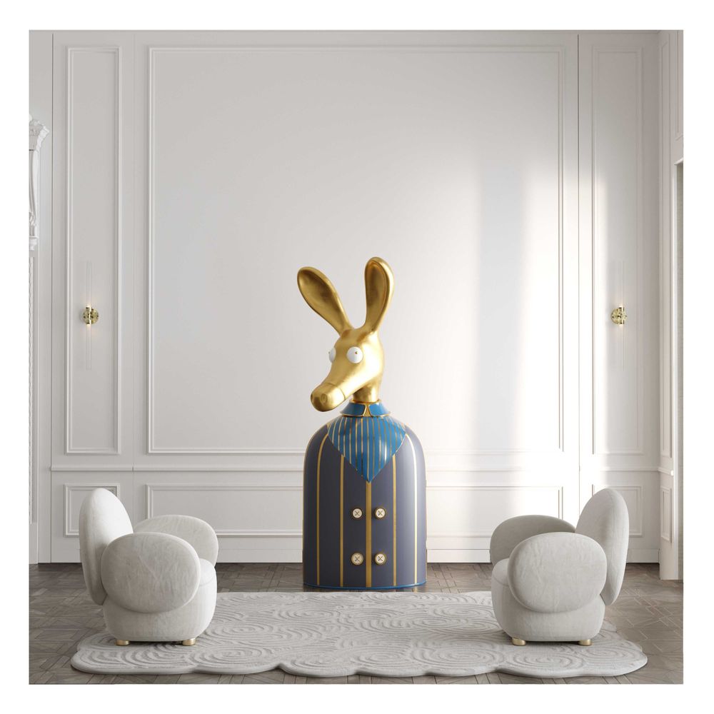 Chests of drawers - Signor Ciuco Blu Cabinet - SCARLET SPLENDOUR