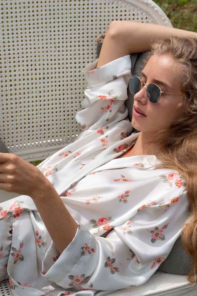 Homewear - Kimono “Anastasia” - LALIDE A PARIS