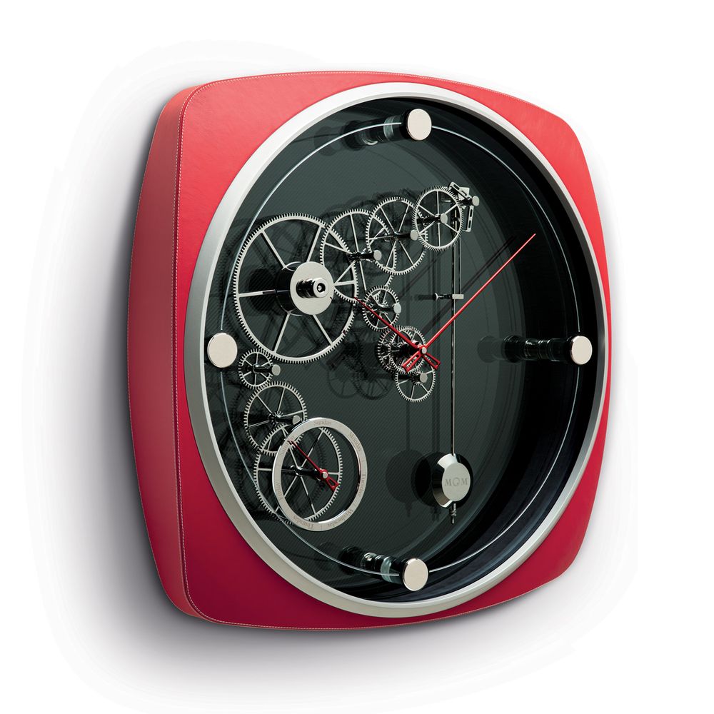 Clocks - INDIANAPOLIS RED FIRE PENDULUM - MECCANICHE OROLOGI MILANO