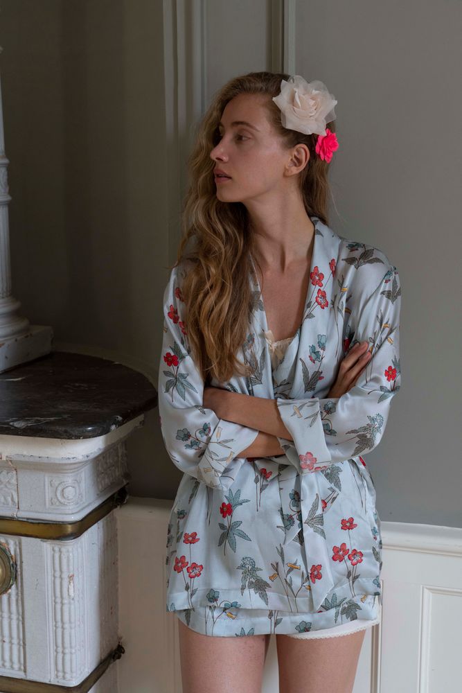 Homewear - Kimono “Agathe” - LALIDE A PARIS
