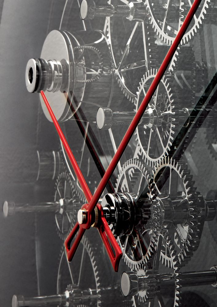 Clocks - INDIANAPOLIS RED FIRE PENDULUM - MECCANICHE OROLOGI MILANO