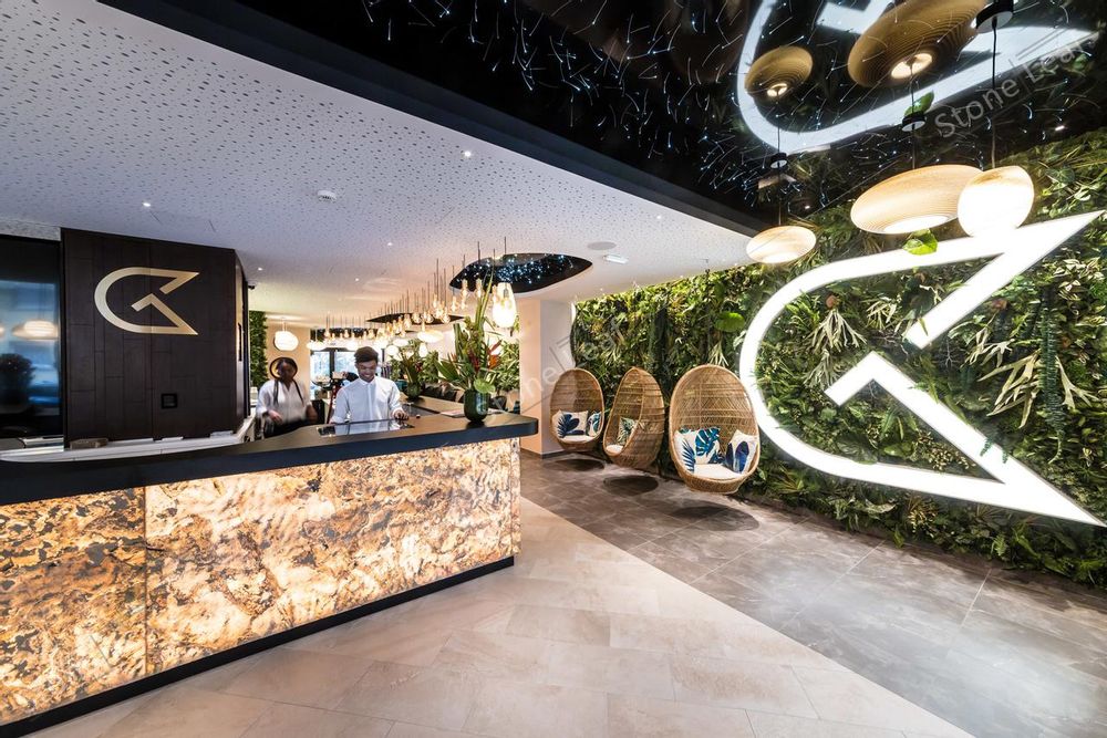 Office design and planning - Translucent Wall Cladding Prague - STONELEAF