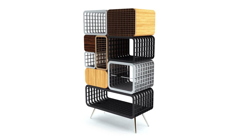 Bookshelves - Cabinet STACK - COBERMASTER CONCEPT