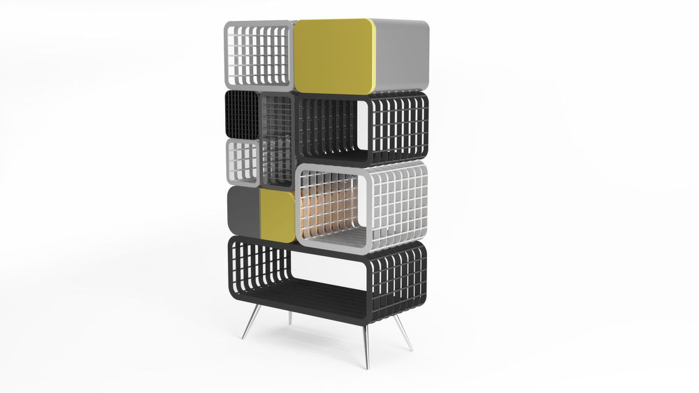 Bookshelves - Cabinet STACK - COBERMASTER CONCEPT