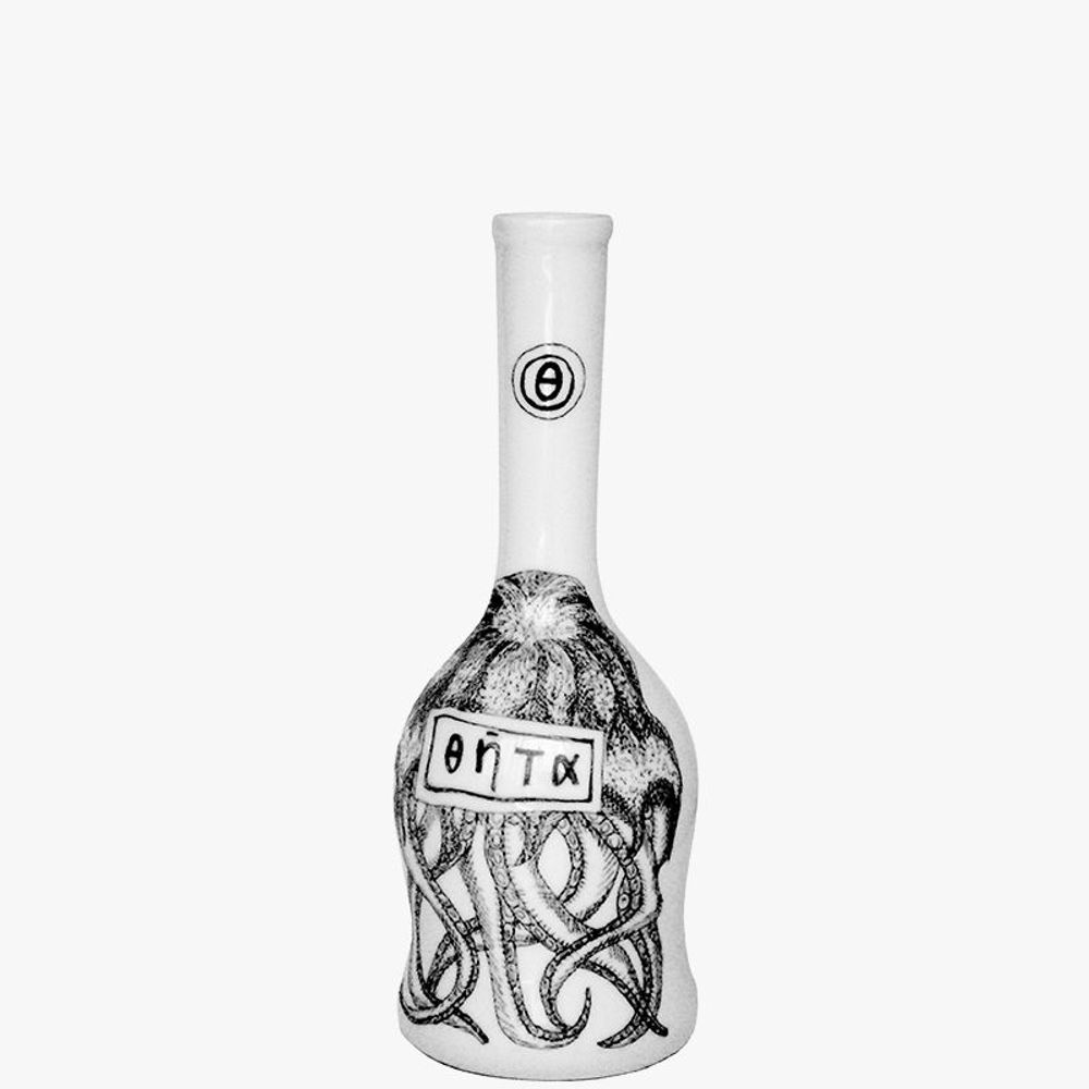 Céramique - BOUTEILLE DÉCORATIVE EN PORCELAINE - THÊTA. - PORCELAINE DU LOT VIREBENT