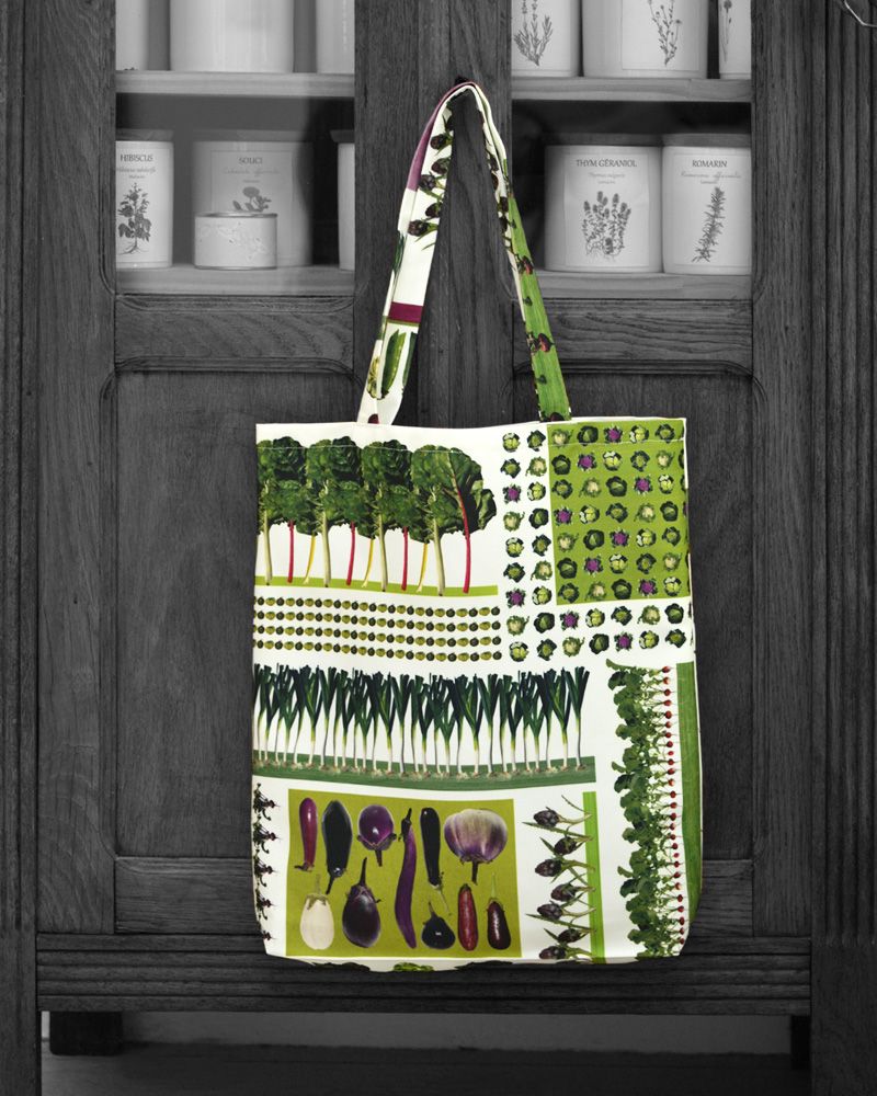 Homewear textile - Tote Bag Jardin potager - MARON BOUILLIE