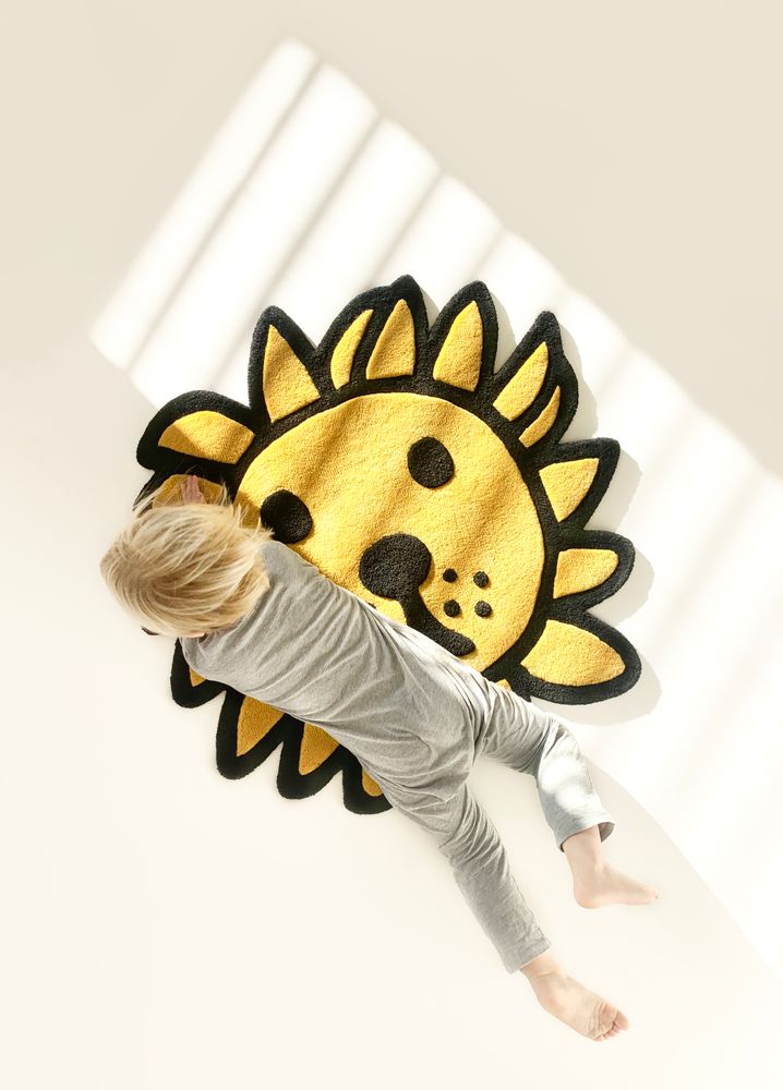 Chambres d'enfants - Tapis Lion - MAISON DEUX X TEUN ZWETS