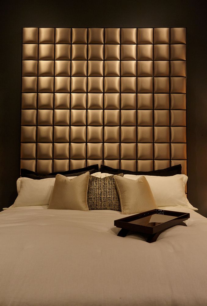 Headboards -  TABLEAU (Extra High) BED  - CHRISTOPHER GUY